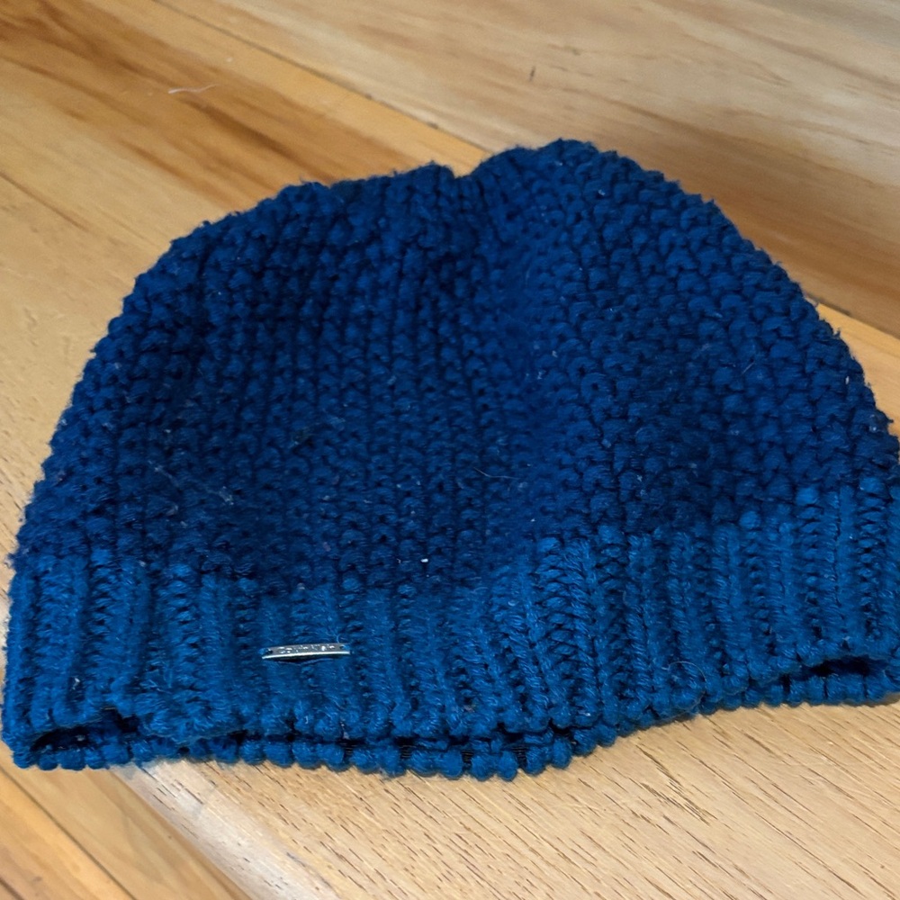 Calvin Klein Teal Knit Beanie